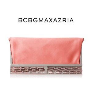 BCBGMAXAZRIA Milena Ambrosia Satin Clutch